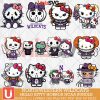 Northwestern Wildcats Hello Kitty Horror NCAA bundle 12