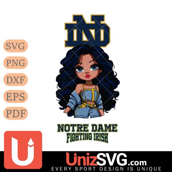 Notre Dame Fighting Irish Fan Girl