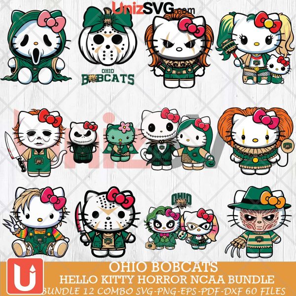 Ohio Bobcats Hello Kitty Horror NCAA bundle 12