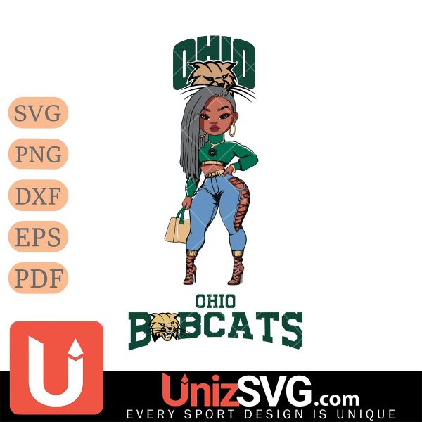 Ohio Bobcats Fan Girl Black