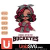 Ohio State Buckeyes Fan Girl Black Disney