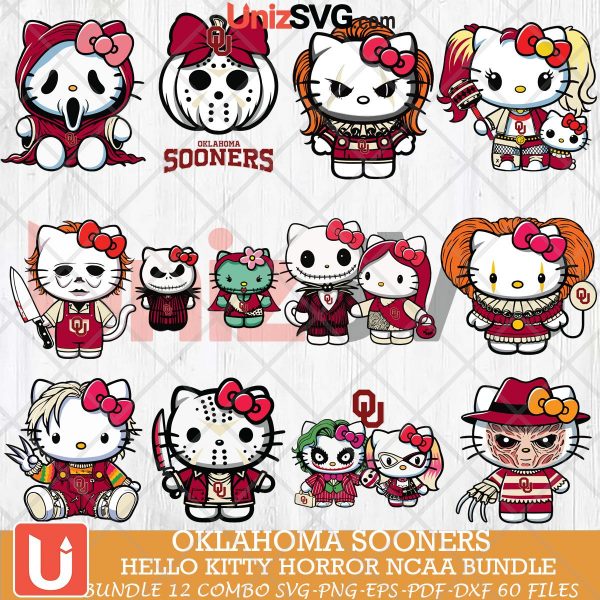 Oklahoma Sooners Hello Kitty Horror NCAA bundle 12