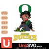 Oregon Ducks Betty Boop Black