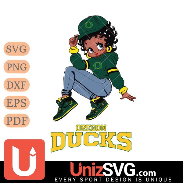 Oregon Ducks Betty Boop Stunning