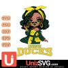 Oregon Ducks Fan Girl Black Disney