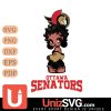 Ottawa Senators Betty Boop Black Fan Girl