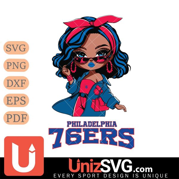 Philadelphia 76ers Fan Girl Black Disney