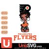 Philadelphia Flyers Betty Boop Black Fan Girl