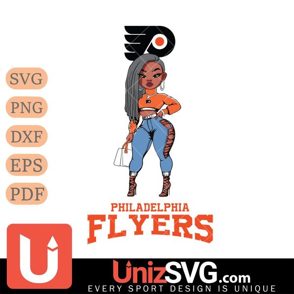 Philadelphia Flyers Fan Girl Black