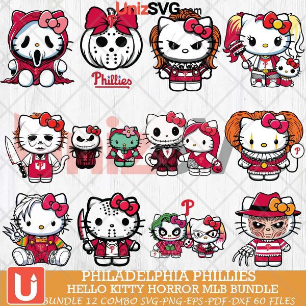 Philadelphia Phillies Hello Kitty Horror bundle 12