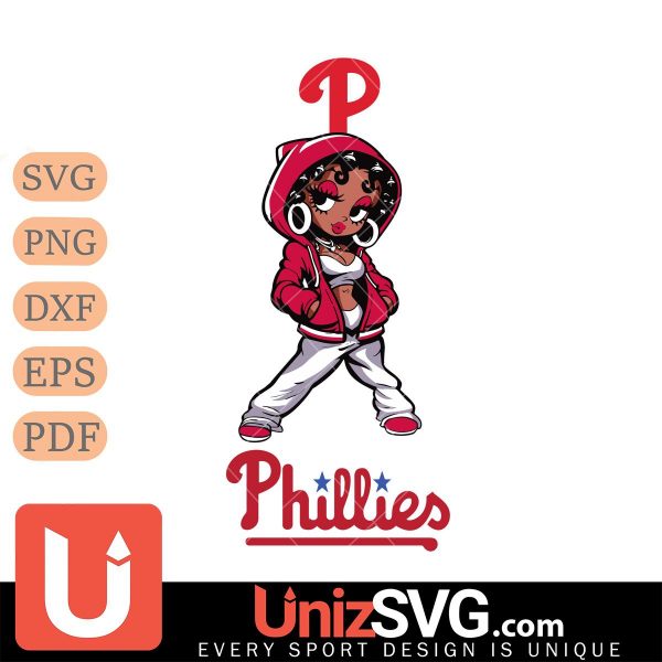 Philadelphia Phillies Betty Boop Fan Girl