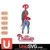 Philadelphia Phillies Fan Girl Black