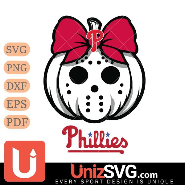 Philadelphia Phillies Hello Kitty Jason Voorhees pumpkin Horror