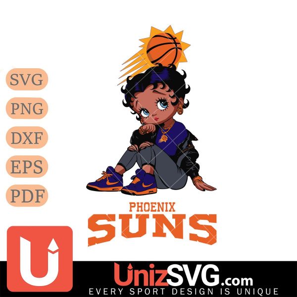 Phoenix Suns Betty Boop Black