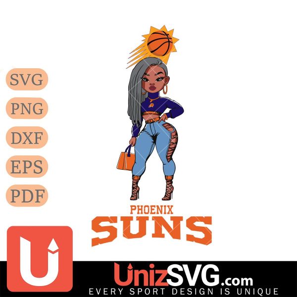 Phoenix Suns Fan Girl Black