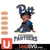 Pittsburgh Panthers Betty Boop Black