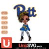 Pittsburgh Panthers Betty Boop Fan Girl black