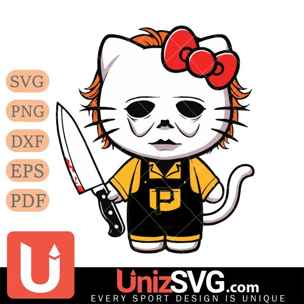 Pittsburgh Pirates Hello Kitty Michael Myers Horror