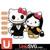 Pittsburgh Pirates Hello Kitty Skellington & Sally Horror