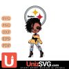 Pittsburgh Steelers Betty Boop Fan Girl black