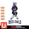 Rice Owls Betty Boop Fan Girl