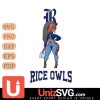 Rice Owls Fan Girl Black