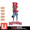 Rutgers Scarlet Knights Fan Girl Black