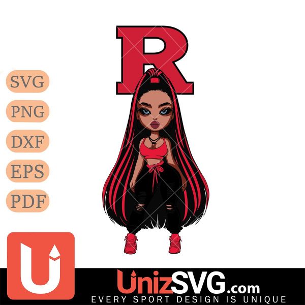 Rutgers Scarlet Knights Fan Girl Lovely