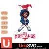 SMU Mustangs Betty Boop Fan Girl