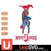 SMU Mustangs Fan Girl Black