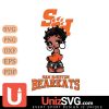 Sam Houston Bearkats Betty Boop Black Fan Girl