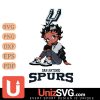 San Antonio Spurs Betty Boop Black