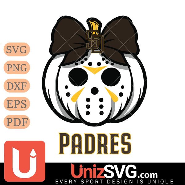 San Diego Padres Hello Kitty Jason Voorhees pumpkin Horror