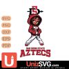 San Diego State Aztecs Betty Boop Fan Girl