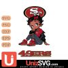 San Francisco 49ers Betty Boop Black