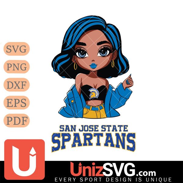 San José State Spartans Fan Girl Pretty