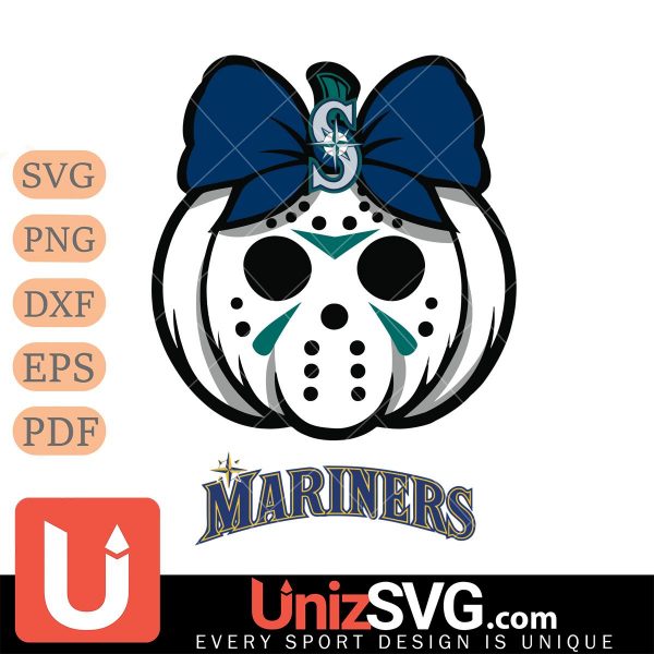 Seattle Mariners Hello Kitty Jason Voorhees pumpkin Horror