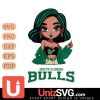 South Florida Bulls Fan Girl Pretty