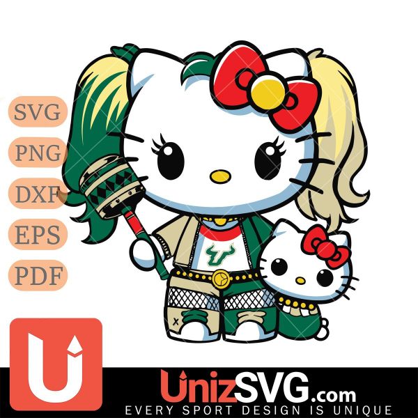 South Florida Bulls Hello Kitty Harley Quinn Horror