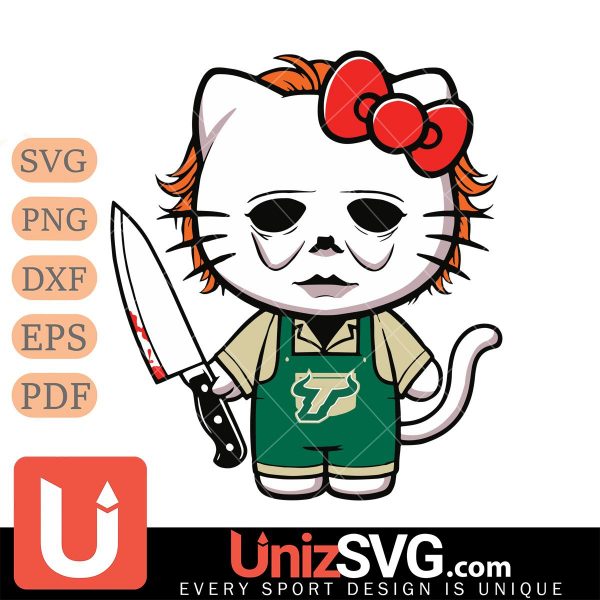 South Florida Bulls Hello Kitty Michael Myers Horror