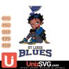 St Louis Blues Betty Boop Black