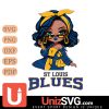 St Louis Blues Fan Girl Black Disney