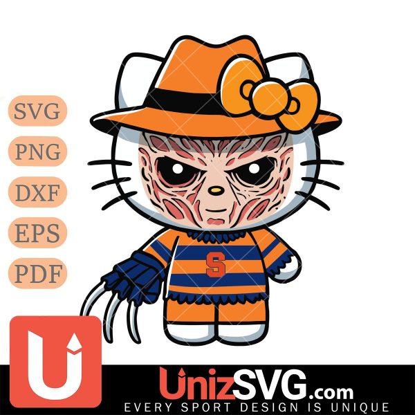 Syracuse Orange Hello Kitty Deadpool & Wolverine Horror