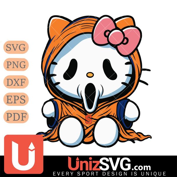 Syracuse Orange Hello Kitty GhostFace Horror