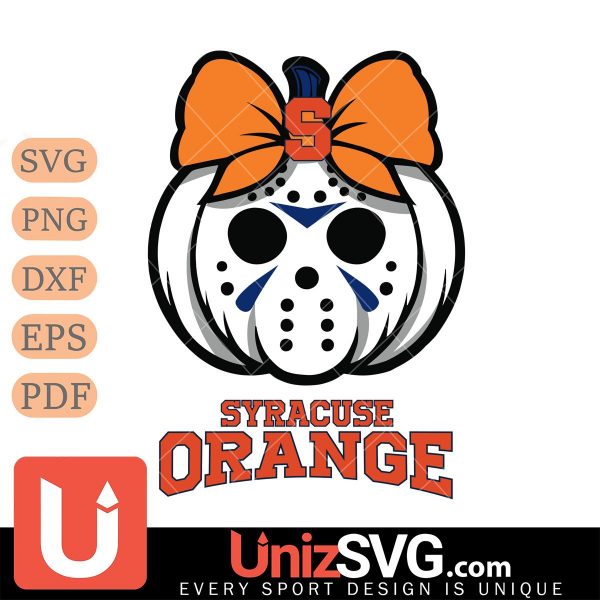 Syracuse Orange Hello Kitty Jason Voorhees pumpkin Horror