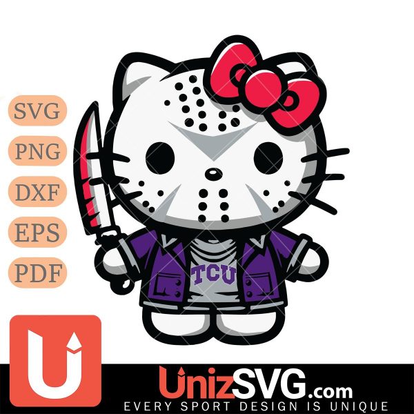 TCU Horned Frogs Hello Kitty Jason Voorhees Horror