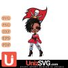 Tampa Bay Buccaneers Betty Boop Fan Girl black