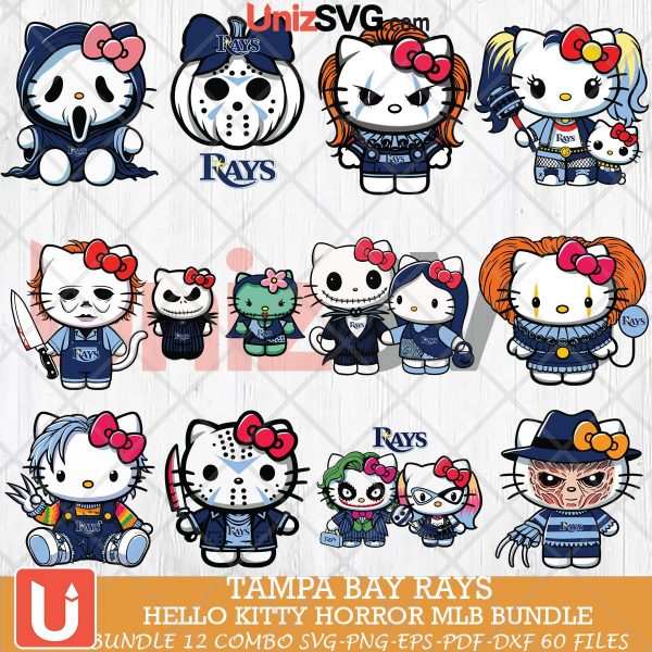 Tampa Bay Rays Hello Kitty Horror bundle 12