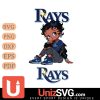 Tampa Bay Rays Betty Boop Black