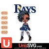 Tampa Bay Rays Betty Boop Fan Girl black